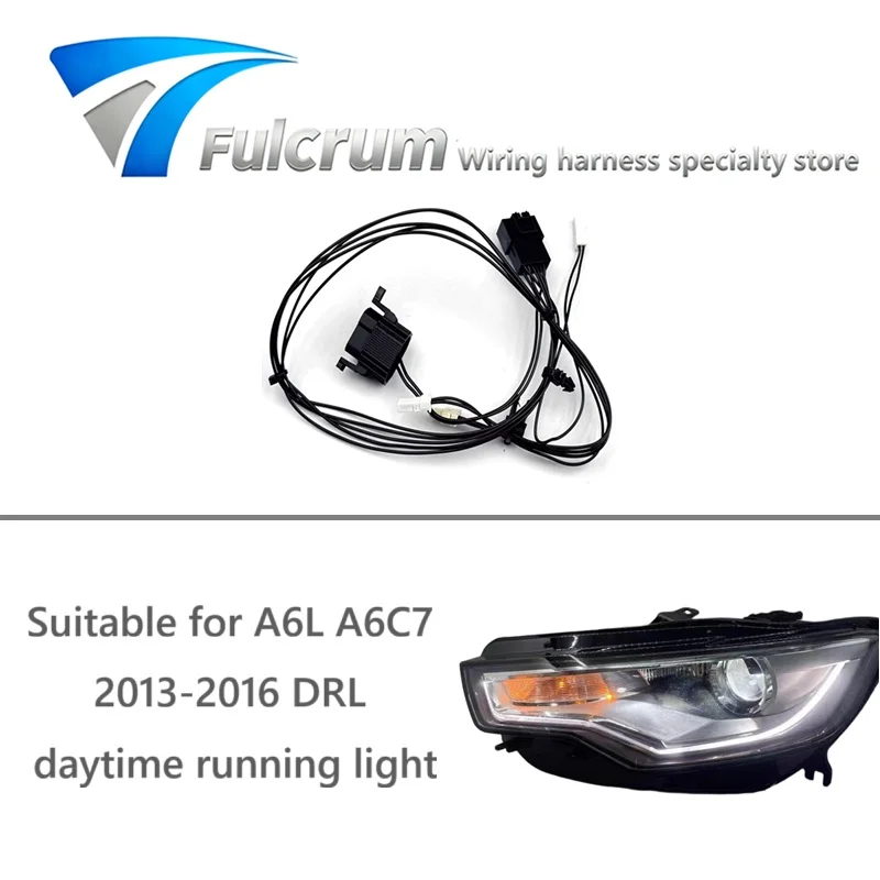

Suitable for AUDI A6L A6C7 A6 C7 2013-2016 daytime running light wiring harness DRL wire harness plug DRL wiring harness