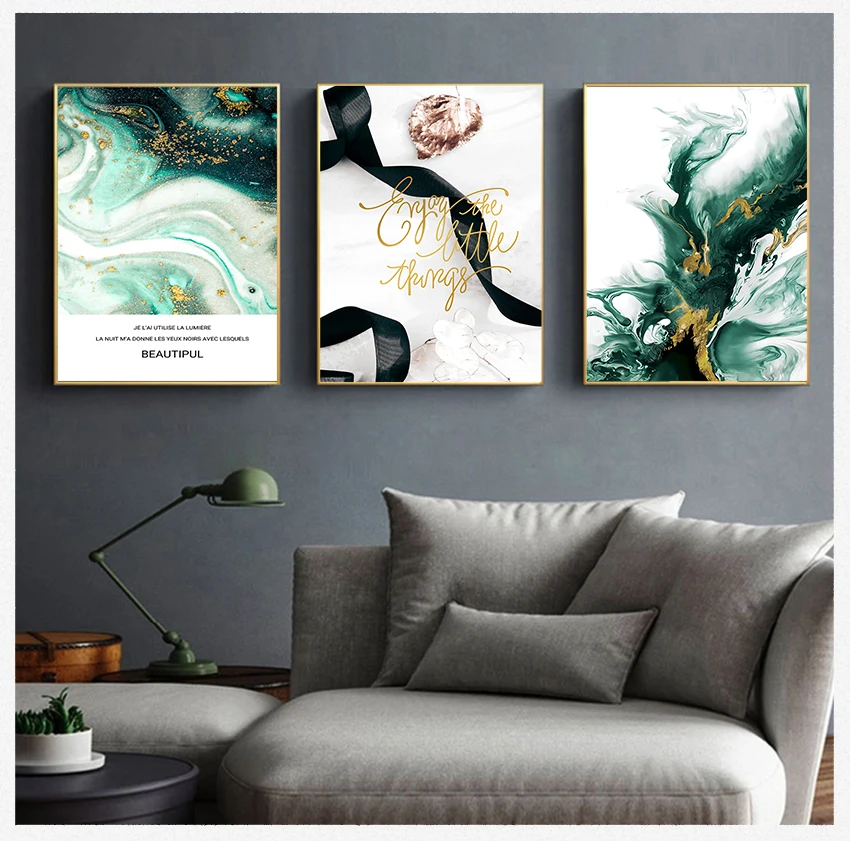 Abstract Painting Decorative Picture Modern Livinfg Room Decoration Scandinavian Geometry Canvas Wall Art Print Nordic