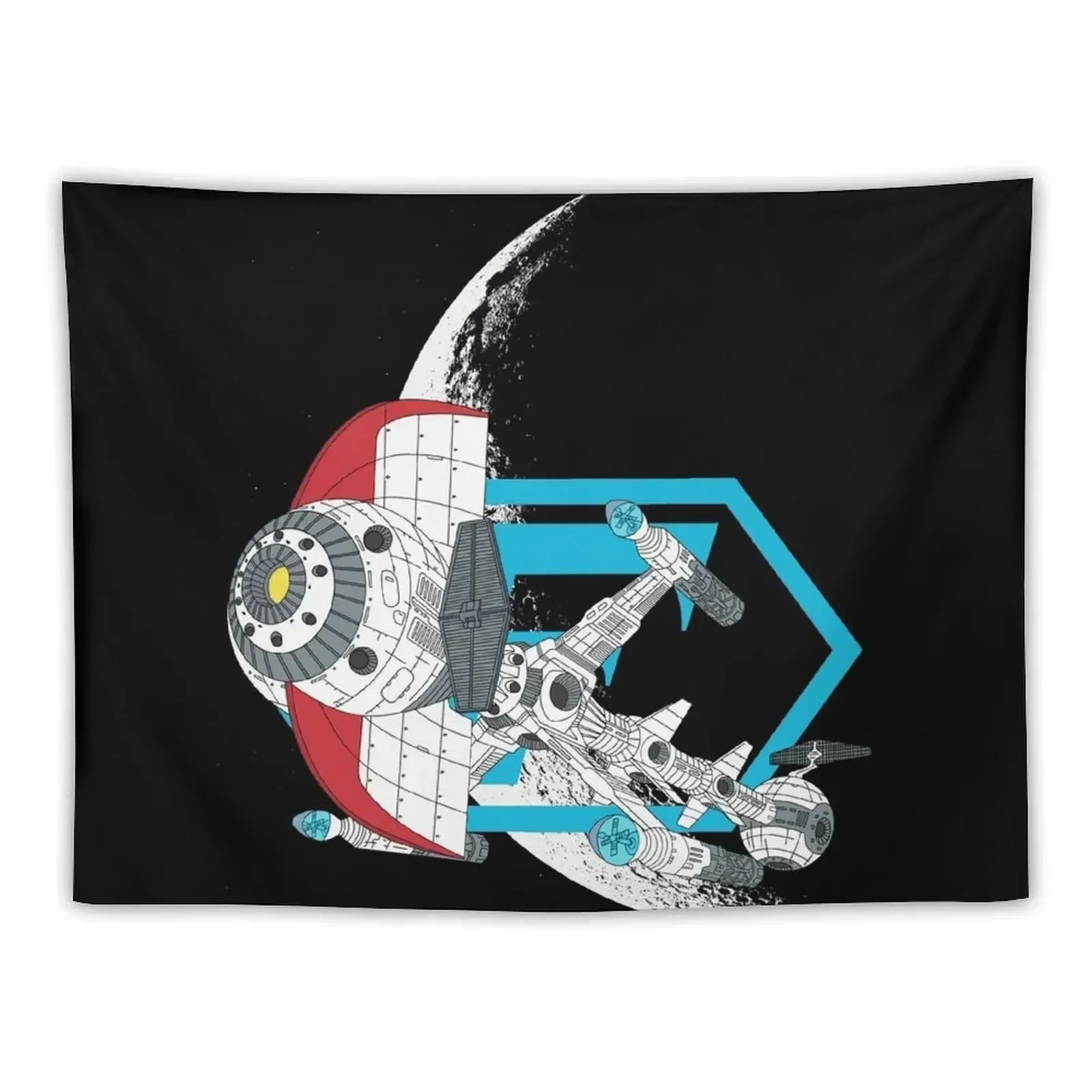 Spaceship Comet Tapestry Cute Decor Room Design Room Decorations Tapestry