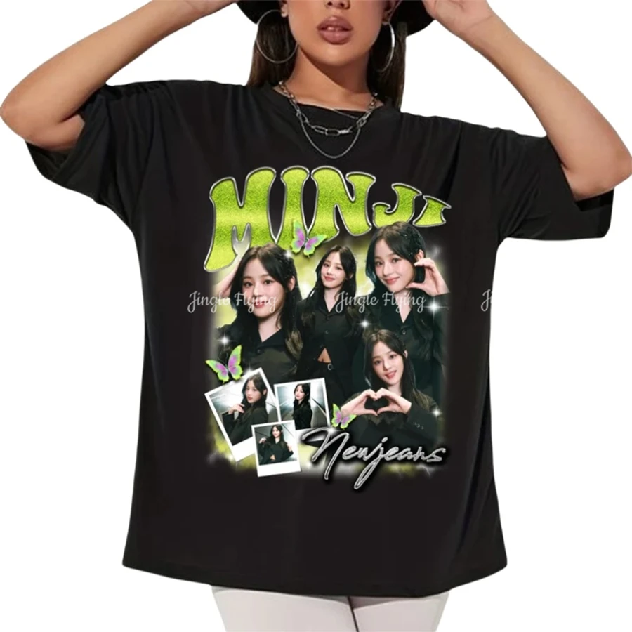 Minji Newjeans Unisex Shirt Bunnies Camp Get Up Album 2nd Ep Minji Hanni Danielle Haerin Hyein