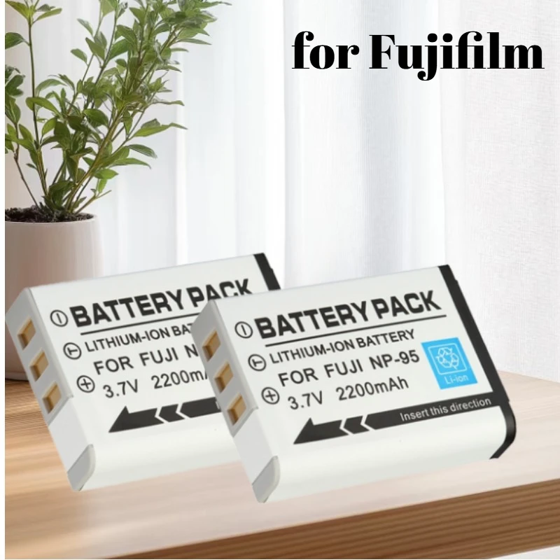 FNP-95 NP-95 DB-90 بطارية 2200mAh ل Fujifilm FinePix S Series S9400 S9200 S6800 S9800 فائقة السعة