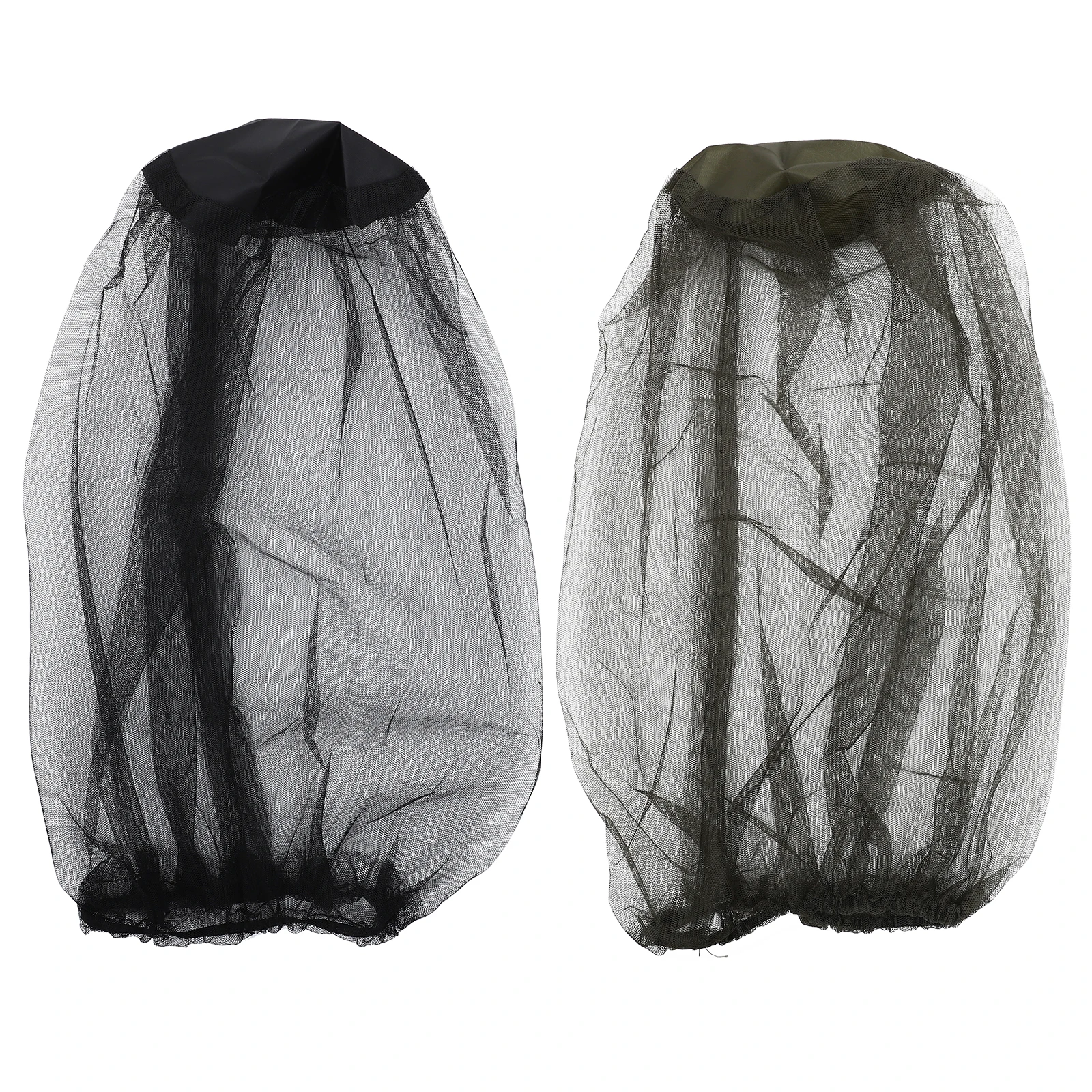 

4pcs Mosquito Net Mesh Insect Portable Bug Netting Hat Portable Fishing Nets Outdoor Camping Travel Lightweight