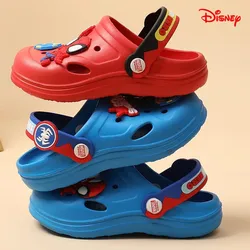 Pantofole per bambini Disney per ragazzi pantofole estive da spiaggia per interni Cartoon Spiderman Home morbide pantofole per bambini antiscivolo scarpe da giardino