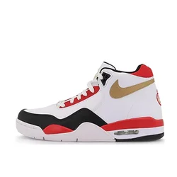 NIKE Flight Legacy men's shoes mid-top jordan 4 air cushion wear-resistant casual basketball sneakers