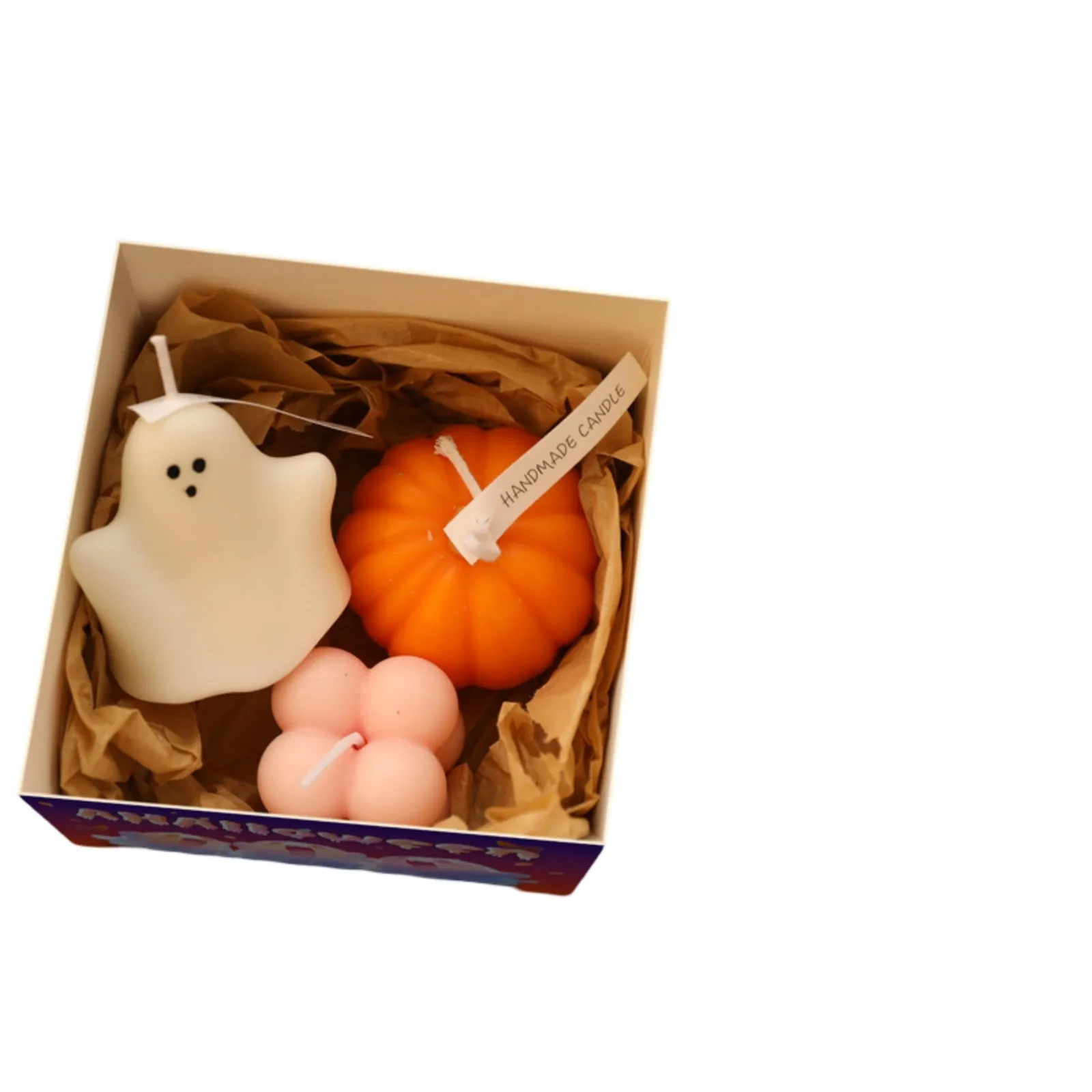 Halloween Decoration Aromatherapy Small Ornament Aromatherapy Cute Halloween Cartoon -Pumpkin Ghost Aromatherapy Candle Set