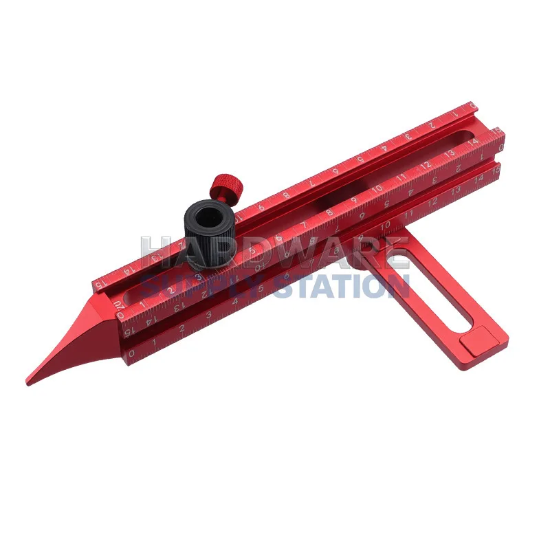 

Линейка из алюминиевого сплава для точного разметки и позиционирования при деревообработке, сверлении потолков и разметке декоративных планок