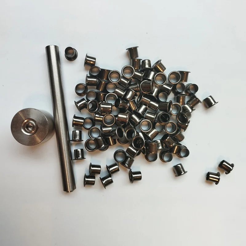 4 Sizes 50pcs K-Sheath Eyelet Rivets + Installation Fix Tools 6MM 7MM 7.5MM Kydex Sheath Scabbards Eyelets Buckle Nail Pin