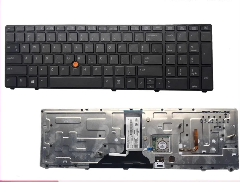 Para HP 8770W 8770 8760W nuevo teclado para portátil con retroiluminación de marco