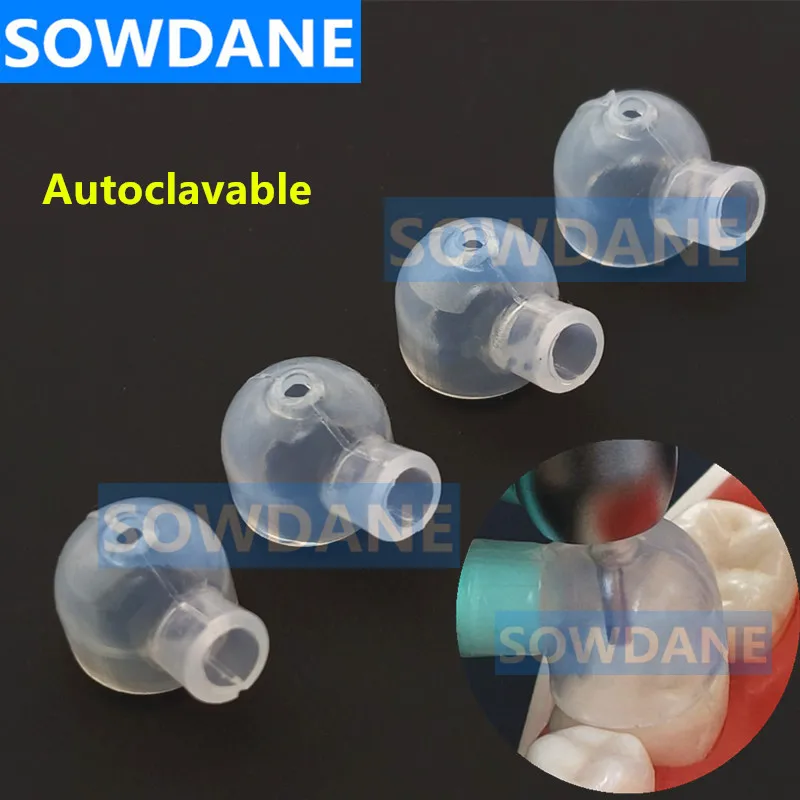 Dental Tiny Cover for Aluminum Oxide Air Abrasion Micro Blaster Sandblaster Powder Dust Proof Cap Autoclave