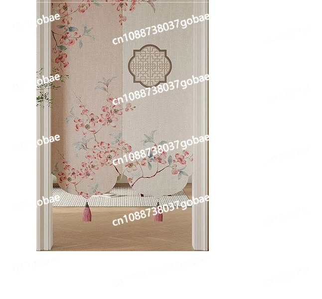 

Занавеска для двери спальни, гостиной, без перфорации, тканевая занавеска для ванной комнаты