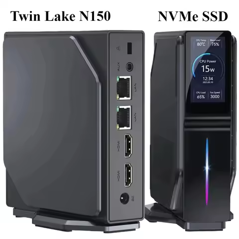 SZBOX S1 Alder Lake N97 Twin Lake N150 MINI PC Windows 11 DDR4 3200MHz 16GB 512GB Nvme SSD WIFI6 BT5.2 USB3.0*2 Gamer Computer