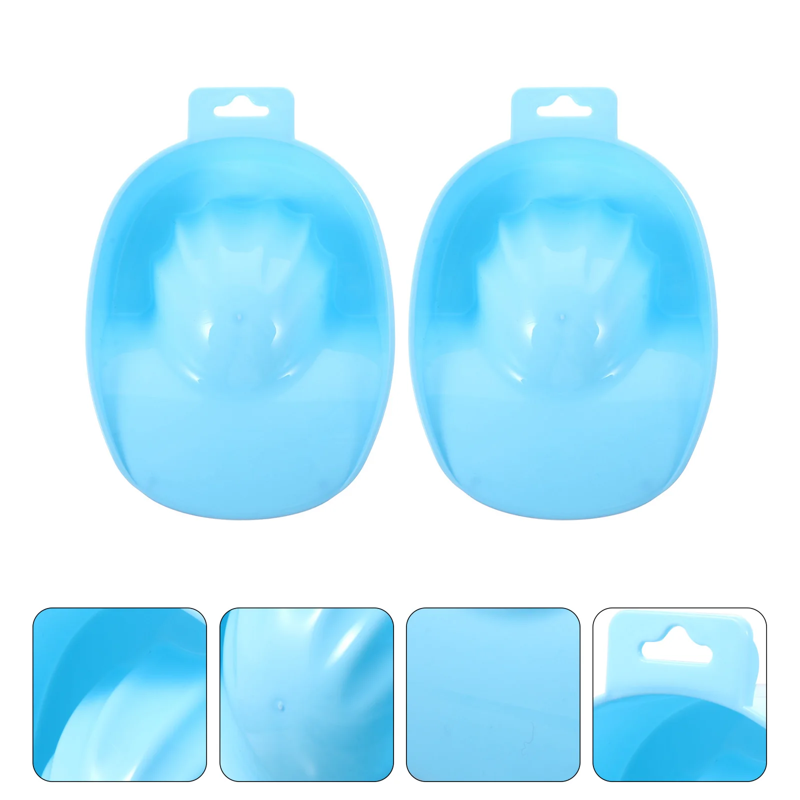 2 stücke Hand Einweichen Schüssel Nagel Schüssel Maniküre Werkzeuge für Fingernagel Polieren Entferner Falsche Nägel Häutchen Ernährung