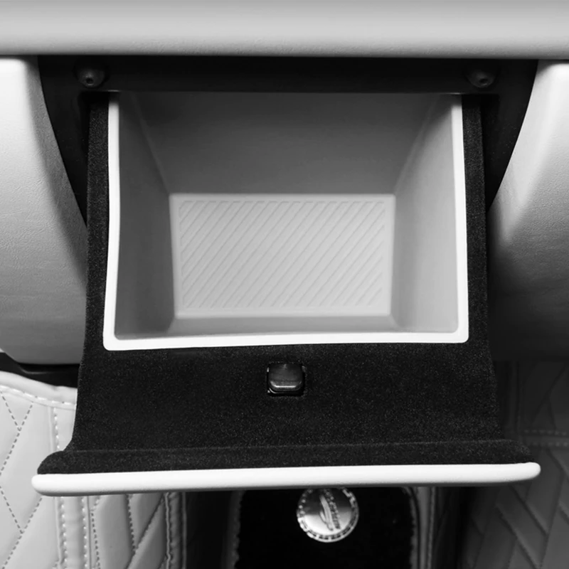 ل Changan Deepal S09 2025 2026 تصفيف السيارة صندوق تخزين السائق التقسيم صندوق القفازات منطقة التخزين صندوق تخزين اكسسوارات السيارات