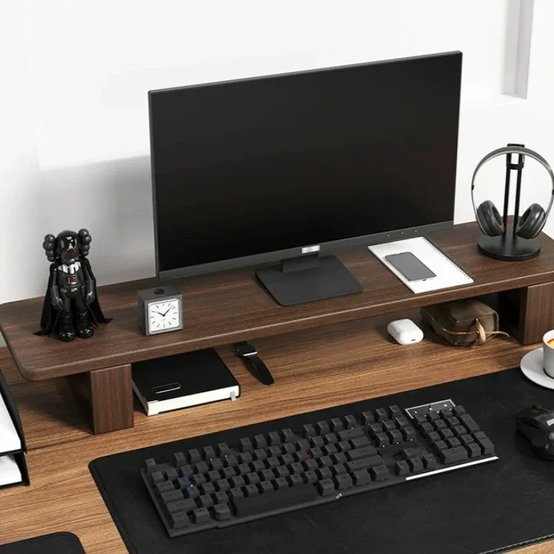 Modern Desktop Monitor Stand Storage Easy Use Practical Originality Bookcases Modern Simple Monitorerhöhung Home FurnitureHQ40J