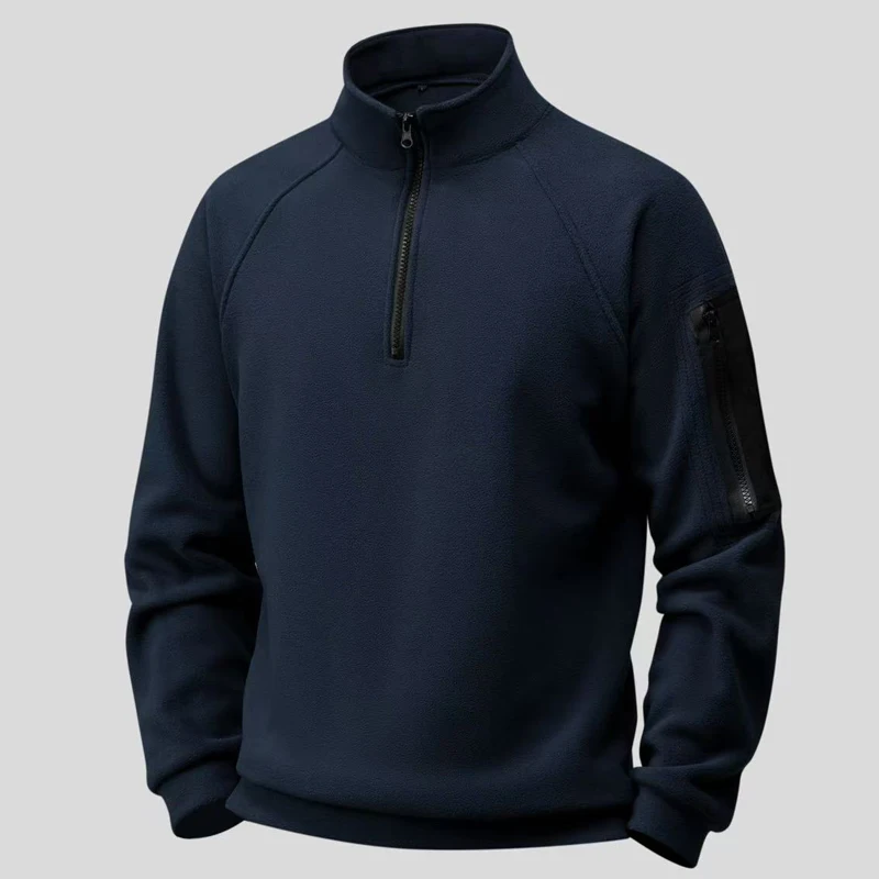 Männer Military Mock Neck Fleece Taktische Winter Herbst Wandern Camping Trekking Jacken Outdoor Sport Kapuze Cargo Mantel Plus Sizez – Detail 7