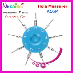 Multipurpose Lens Hole Diameter Plug Gauge Apparatus Measurer Tester Ruler A16