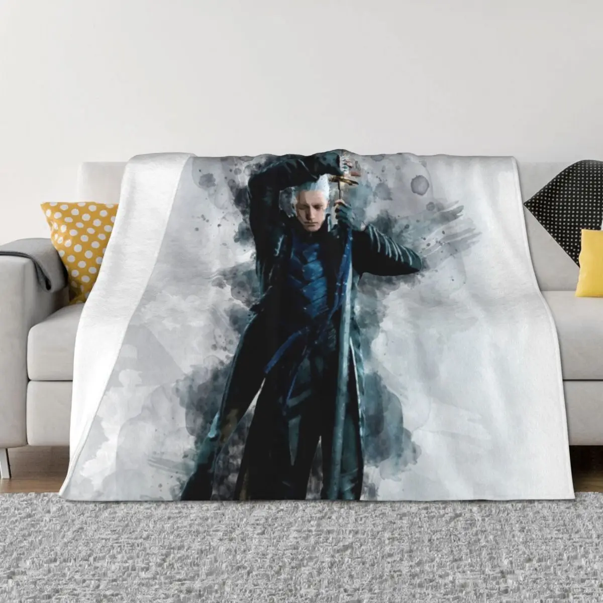 

DMC - Vergil watercolor Throw Blanket Luxury Brand Blankets For Baby Sofas For Baby Blankets