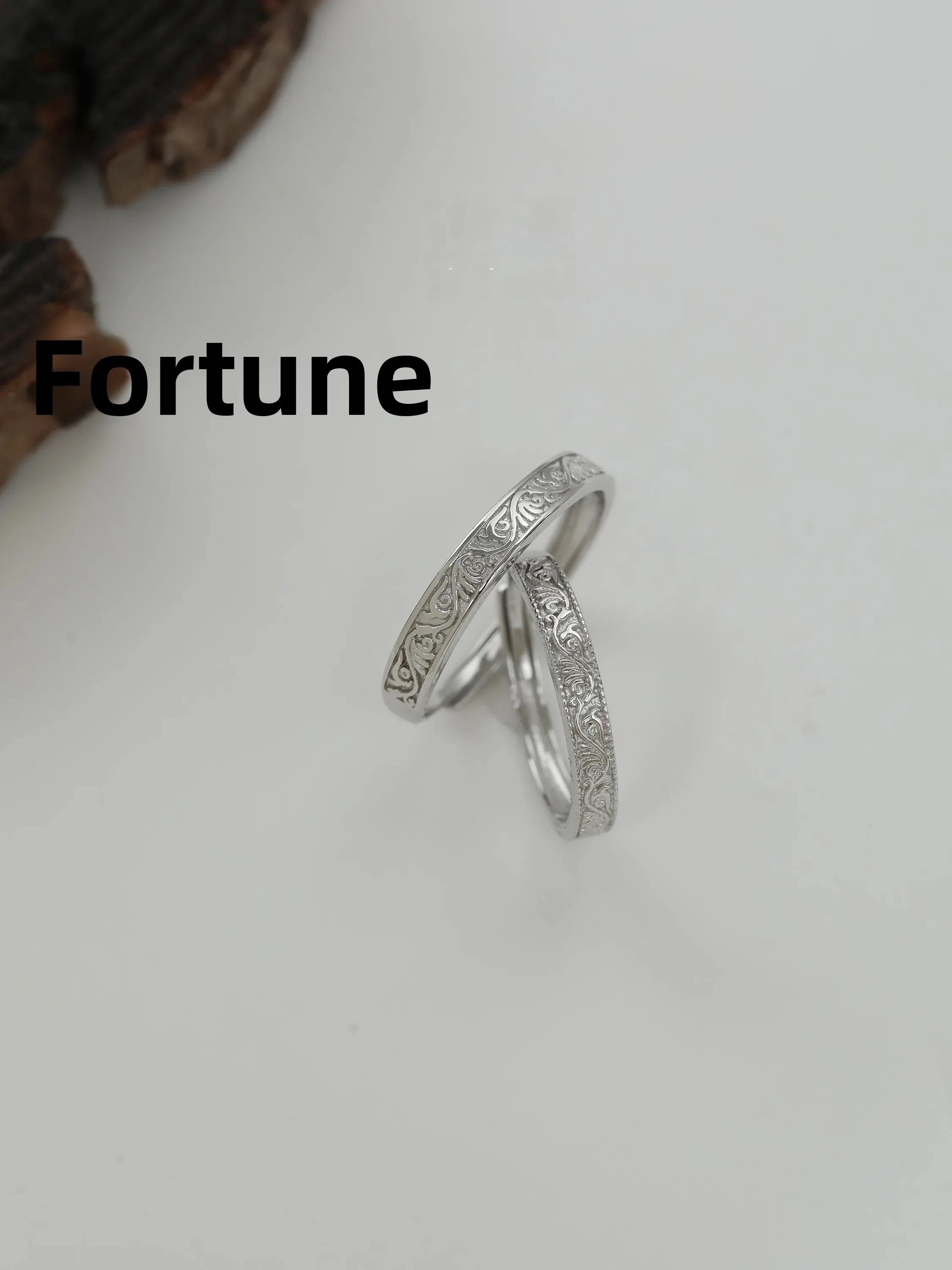 Fashionable Commute S925 Sterling Silver Ring Unisex Valentine's Day Gift Couple's Ring Polished Finish Adjustable Size for D...