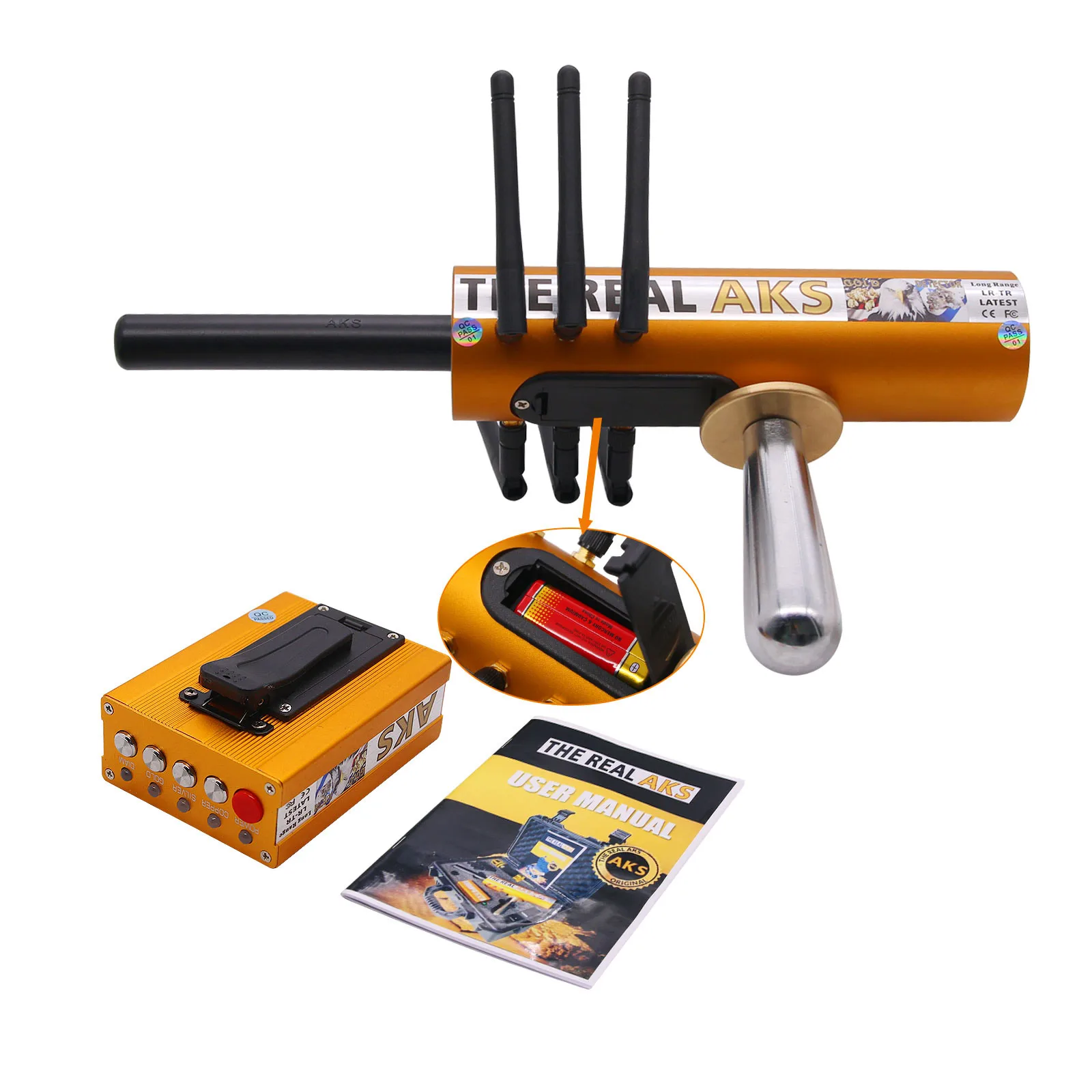 

Пластиковый Чехол для детектора золота с 6 антеннами The Real AKS Gold Long Range Gold Detector