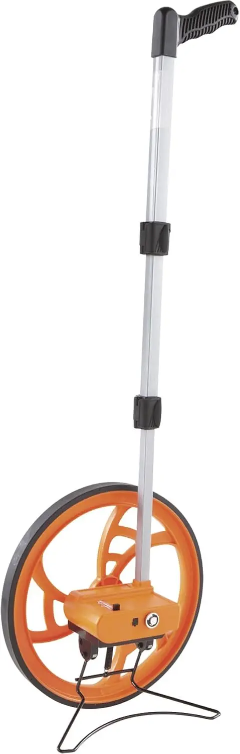 

Large Orange Measuring Wheel, 12.5-Inch Diameter, 3-Foot Circumference for Accurate Distance Measurement