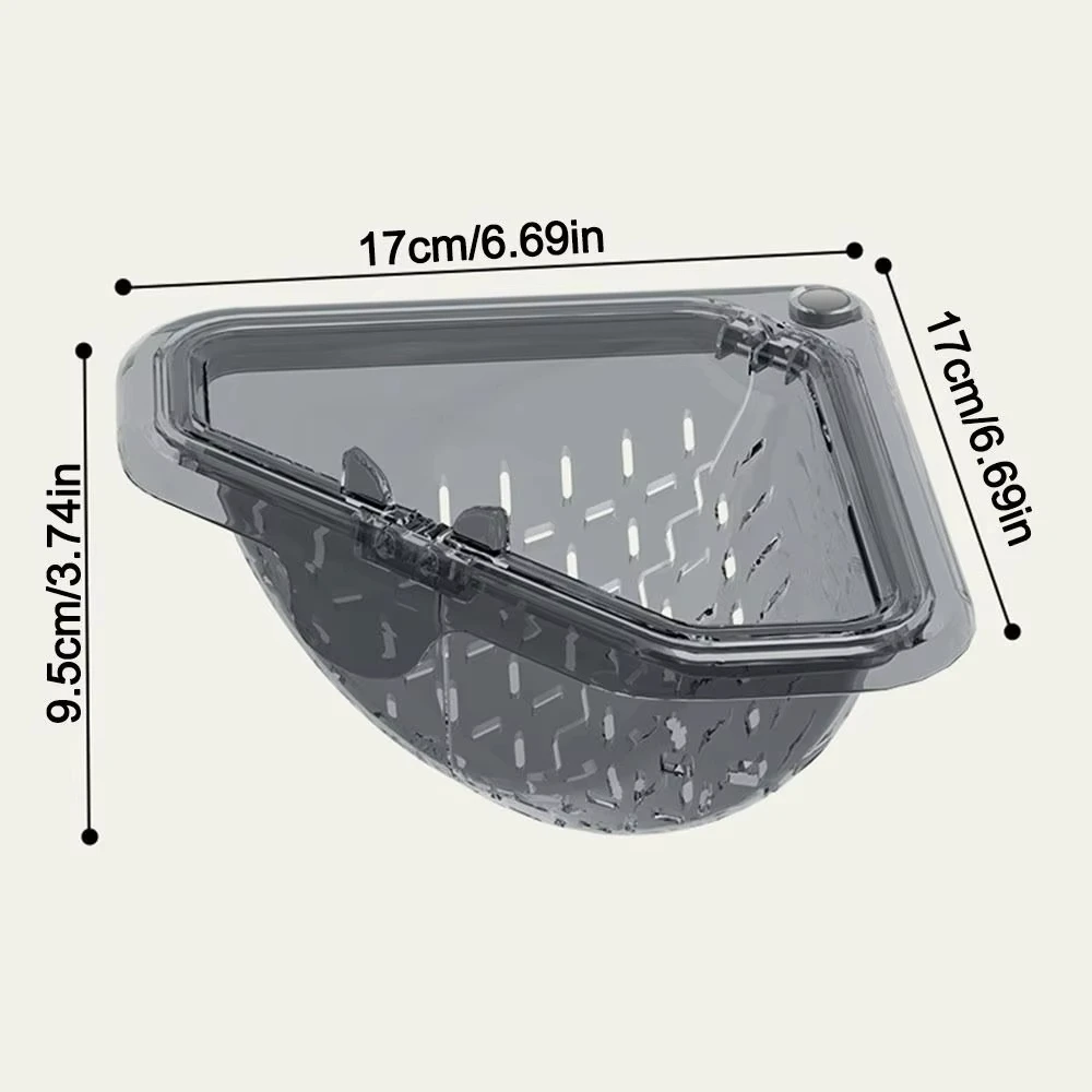 Küchenspülen-Siebkorb mit abnehmbarem magnetischem Boden, auslaufsicherem Filter, leicht zu reinigen, praktisches Zubehör zur Vermeidung von Verstopfungen und zum Sauberhalten des Abflusssystems – Detail 12