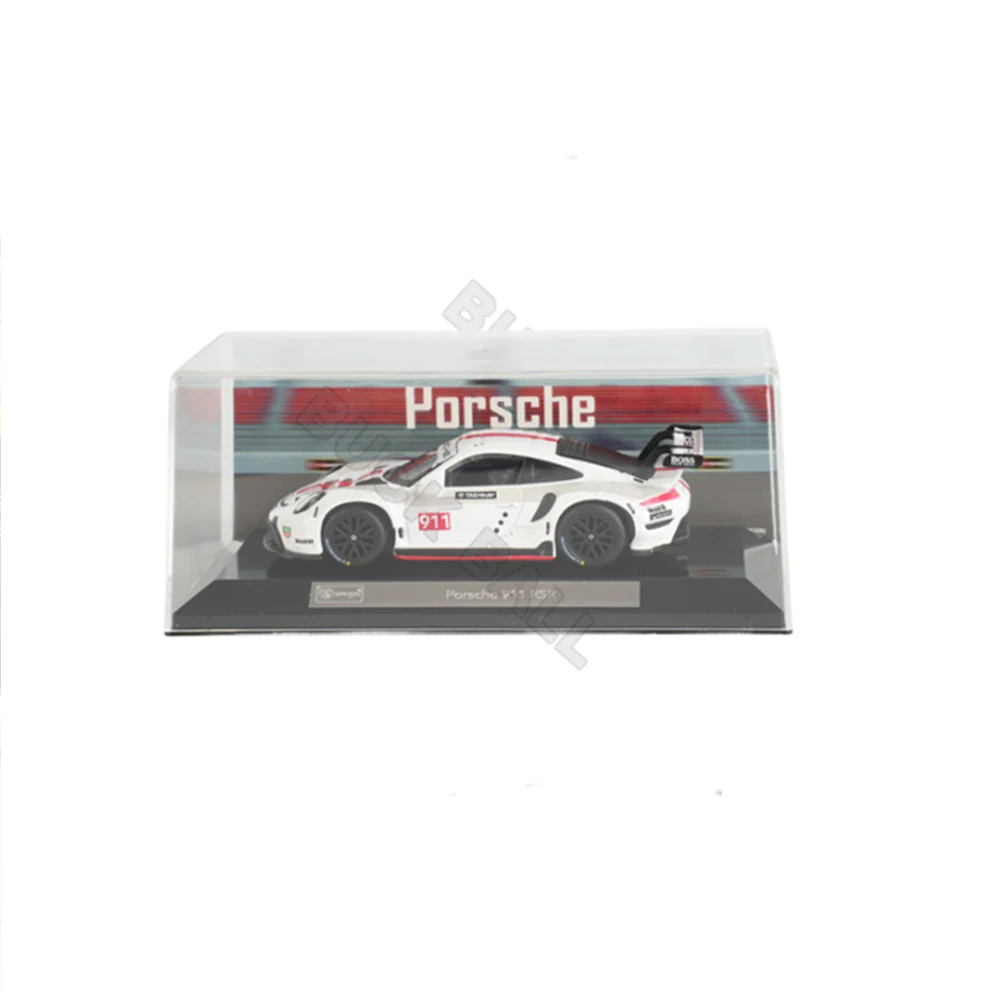 1:43 Bburago BWM M Hybird V8 24h Le Mans Rally Champion BWM Model Car With Acrylic Box BWM M Hybird V8 Alloy Luxury Sports Car