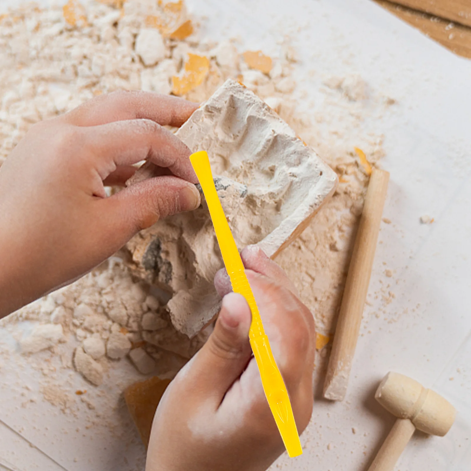 

21pcs Digging Tools Set Kids Educational Kit For Gem Mining Activity Simulation Archaeology