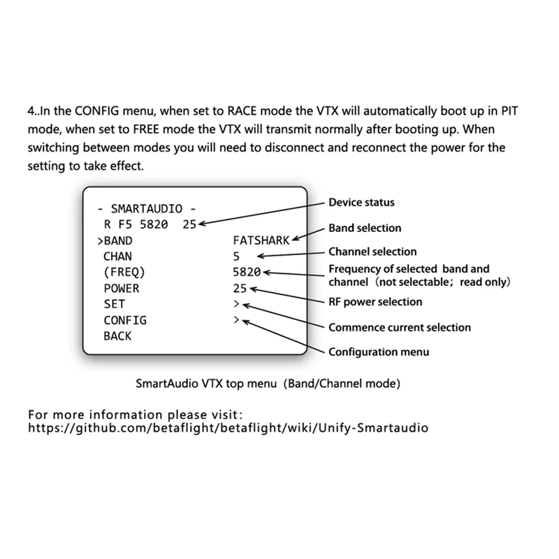 BNVN-RUSH TANK III For RC Racing Drone 5.8G VTX 48CH Switchable Transmitter- PIT/25/200/500/1000Mw Ultimate