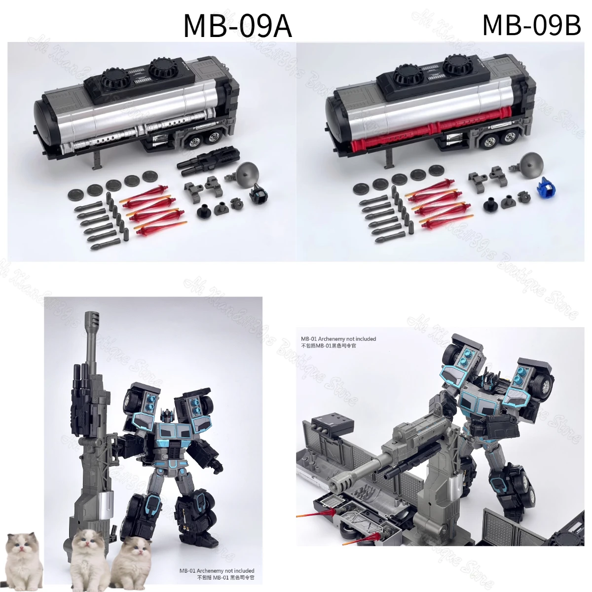 

24-hour shipping Transformed toys Fans Hobby FH MB09A MB-09A Black MB09B MB-09B Red, Reprint