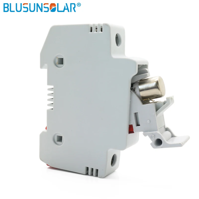 1P Parallel DC Fuse Holder 10*38mm High Voltage Solar PV 1000V Solar Fuse with LED Fuse Holder for Solar PV System Protection