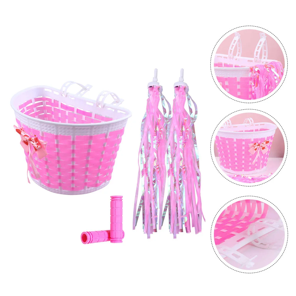 

Kids Bike Accessories Scooter Streamers Child Bicycles Handlebar Covers Toddler Princess Basket