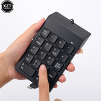 Universal Numeric Keypad Mini Usb Number Keyboard Keycap For Laptop Desktop Pc Computer Numpad 18 Keys Keyboard Accountant
