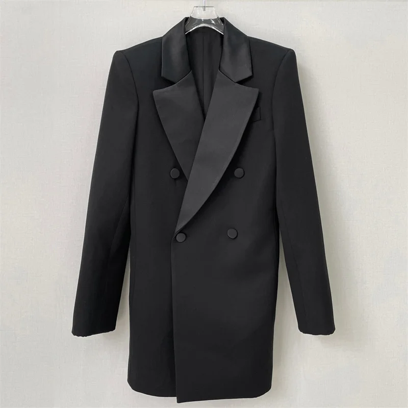 women's jacket New autumn 2026 double breasted slim fit women's jacket coat Wool blend women's suit jacket y2k women's blouse