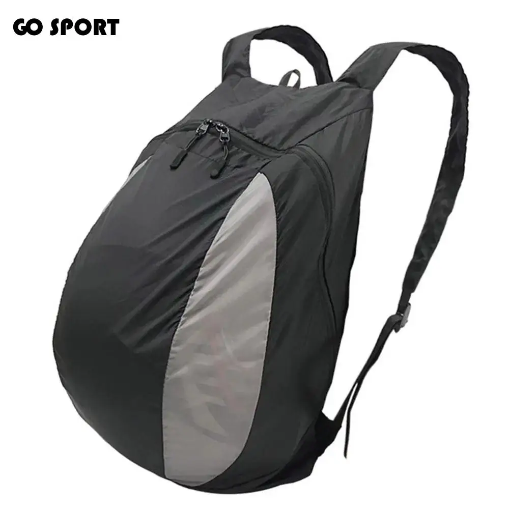

Large Capacity Motorcycle Helmet Backpack Nylon Material Lightweight Helmet Carrying Bag Folding Splash Proof