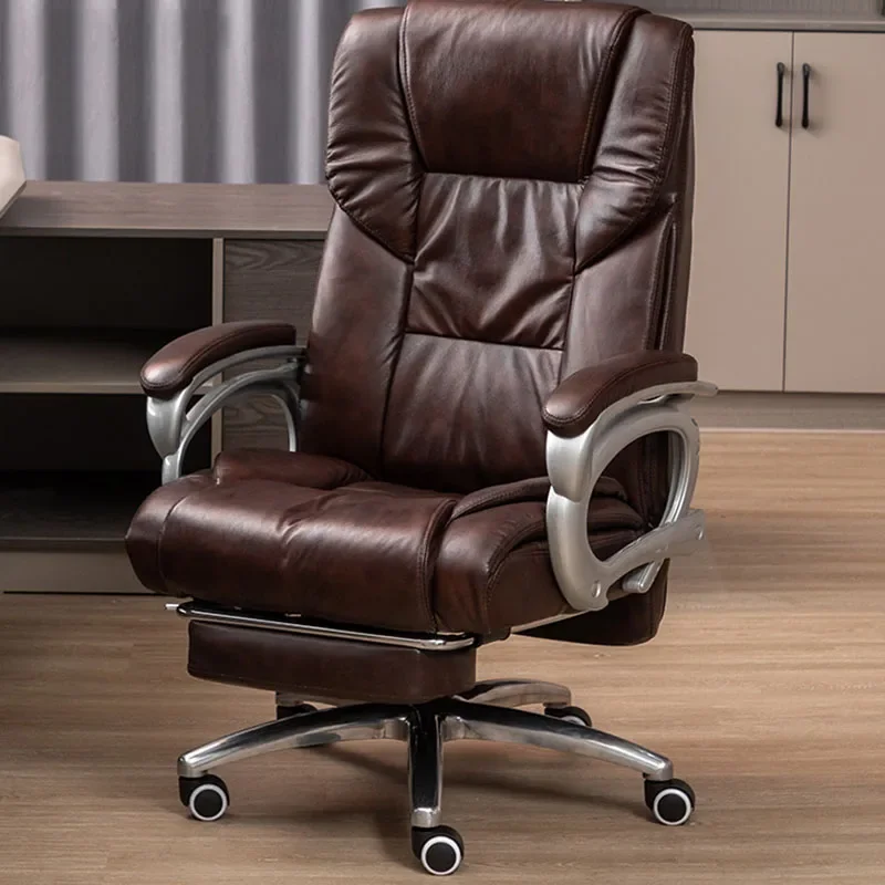 

Computer Work Office Chair Swivel Ergonomic Comfortable Chair Leather Kneeling Arm Cadeira De Escritorio Gamer Home Furniture