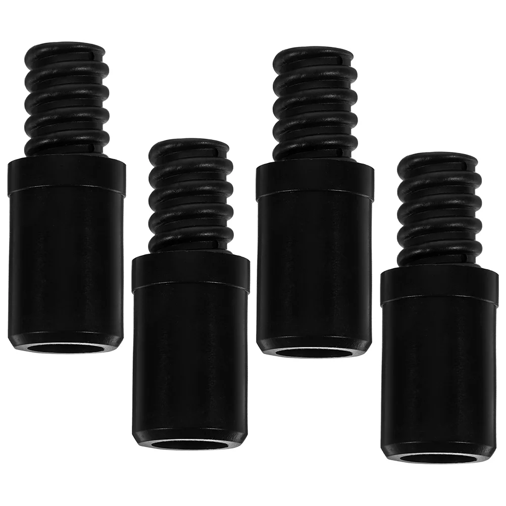 

4 Pcs Mop Head Threaded Tip Repair Kit Tips for Extension Pole Adapter Broom Connector Handle Plastic