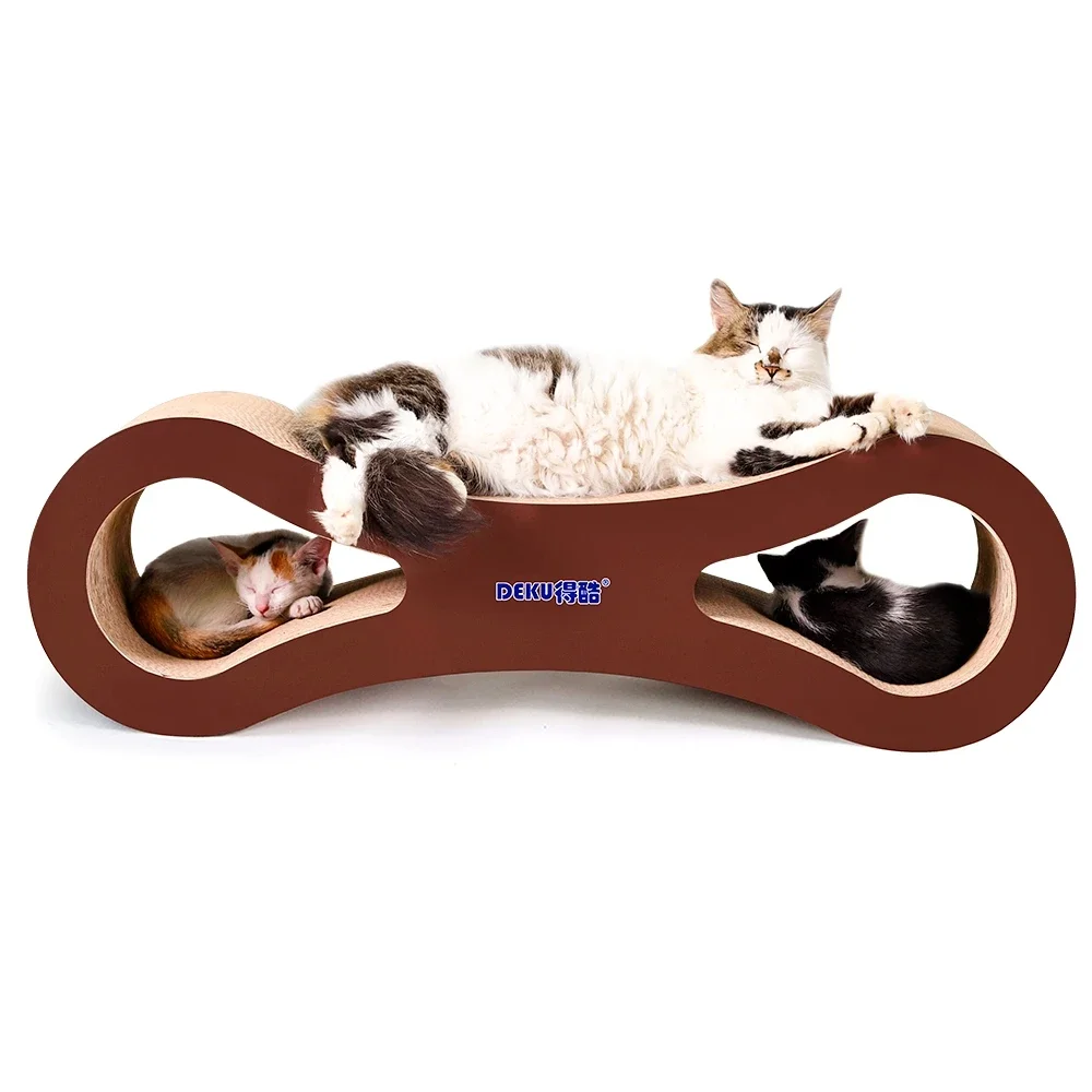 Ultimate Cat Scratcher Lounge wholesale cardboard cat scratchers Cat Scratching Wave Cardboard Scratcher Mat