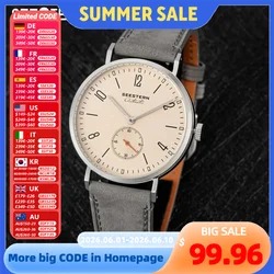 Sugess Business Mens Watch Automatic ST1701 Movement Mechanical Wristwatches Sapphire Glass Fashion Simple Slender Clock 382 New