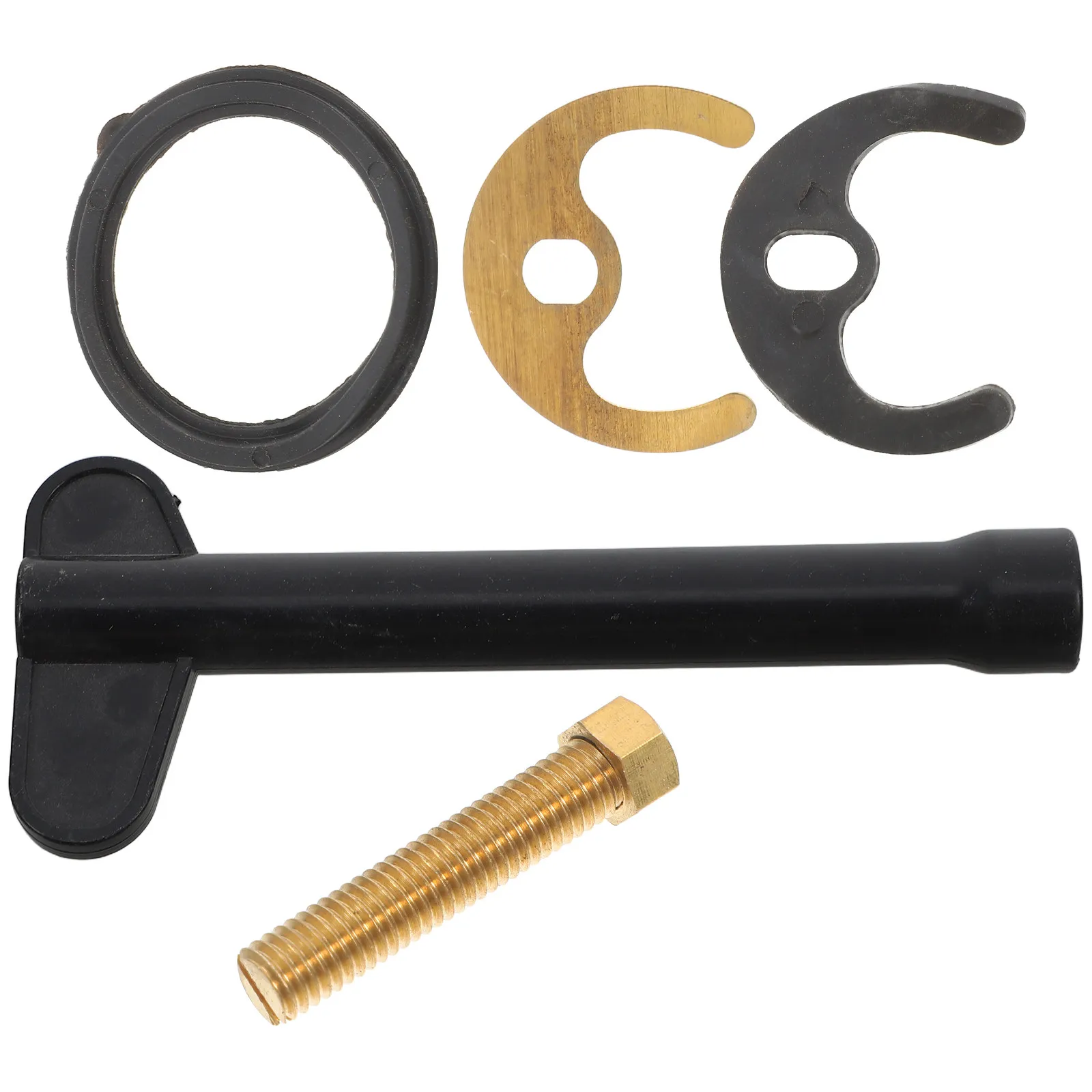 

1Set Horseshoe Faucet Fixing Kit Plastic Metal Rubber Sink Bracket for Kitchen Bathroom Single Double Hole Tap Mounting Leak
