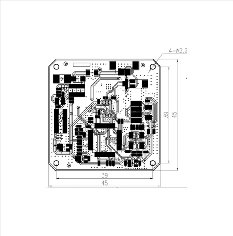 Transmisor de Radar de nivel de líquido RS485, 20m, sin contacto, Sensor de nivel de tanque de combustible diésel y agua, Chip PCBA