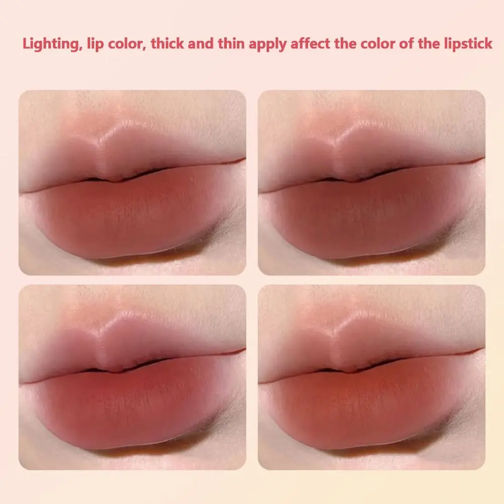 6 Colors Nude Nourishing Lip Glaze Long Lasting Lip Mud Lip Tint Velvet Matte Lipgloss Ice Cream Lipstick Lip Gloss