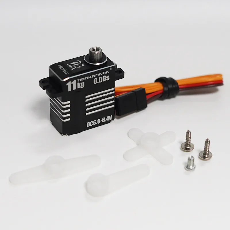 11KGミニチュアオールメタルデジタル中空カップサーボモーター、高電圧、高トルク、プログラマブル