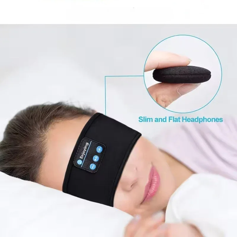 Cross-border bluetooth music sleep blindfold comfortable blindfold sleep headset sports yoga bluetooth headband music headset