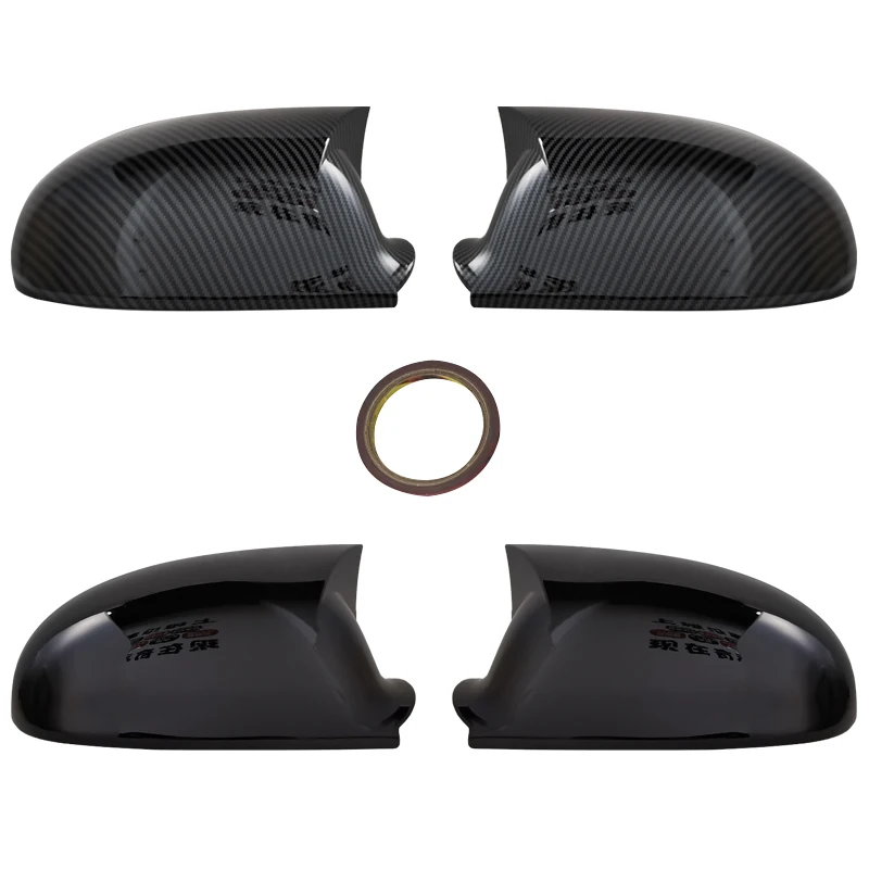 Coppia Coperture Per Specchietti VW T5/T6 Nero Lucido – 2010-2019, Sostituzione OEM 7E1 857 527/528 G, In ABS Resistente