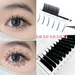 Camellia False Eyelashes LC LB LD LU CU curl Eyelash Extensions Soft High-End False Eyelashes Upgrade Premium Individual Lashes