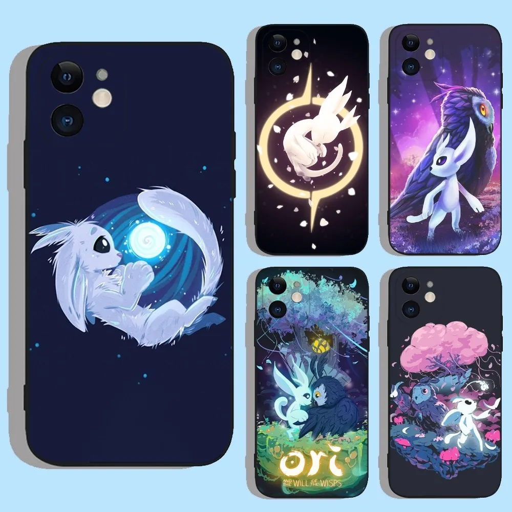 Etui na telefon O-Ori And The Blind Forest do Apple iPhone 15,14,13,12,11,XS,XR,X,8,7,Pro,Max,Plus,mini Silicone Black Cover