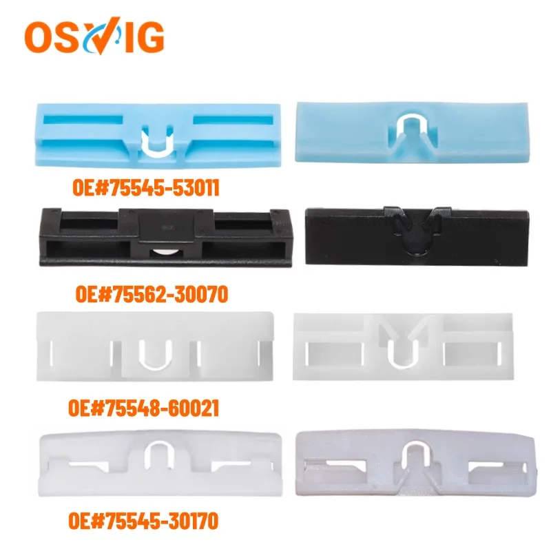 

OE#75562-30070 75545-30170 7554553011 7554553010For Toyota Basado Prado Asian Dragon Lexus Front Windshield Outer Clamping Clamp