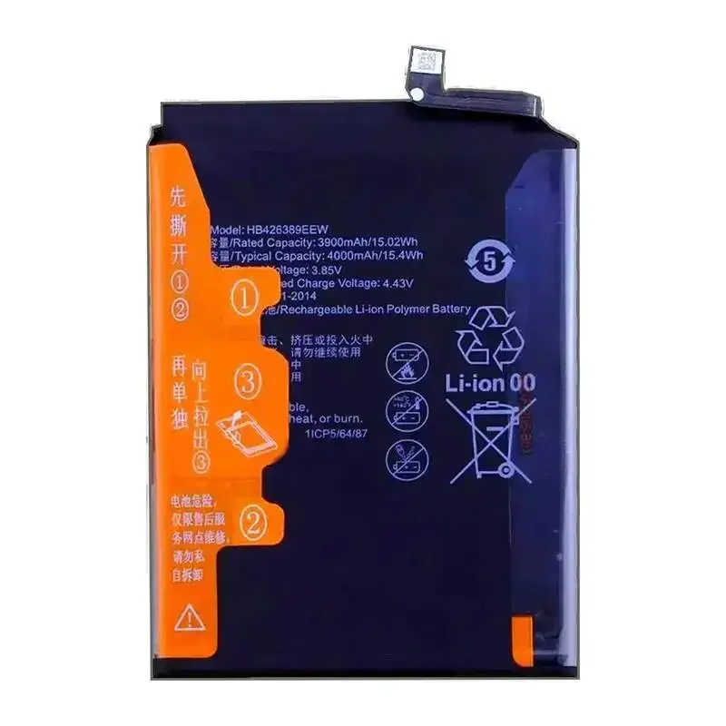 For Huawei Honor 20 Lite 20 Youth 30i Play 4T Pro Lra-AL00 Lra-TL00 High Quality HB426389EEW Mobile Phone Battery Robust 4000mAh