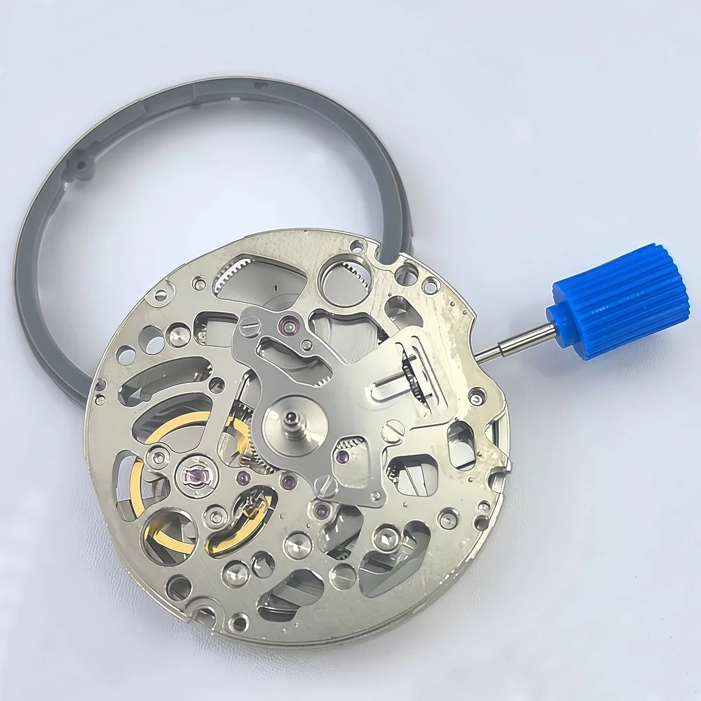 حركة NH70 NH70a آلية يابانية الصنع 24 جوهرة ، ساعة ميكانيكية هيكل عظمي ترقية أجزاء ساعة أوتوماتيكية وزارة الدفاع