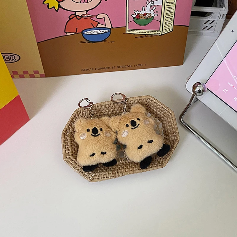 Porte-clés Koala en peluche pour filles, jouet animal en peluche, jouets beurre de Koala, fourrure de lapin 216.239., sac à dos moelleux, pendentif sac, cadeaux mignons, nouveau